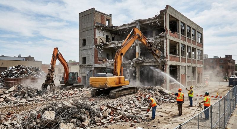 Commercial Building Demolition in Houston, TX