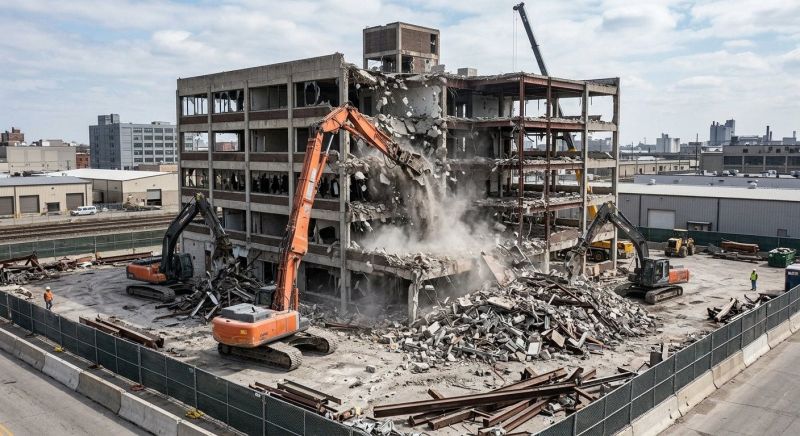 Commercial Demolition Service in Sacramento, CA
