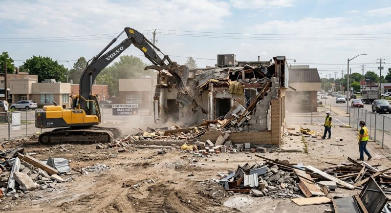 Commercial Site Demolition in Katy, TX