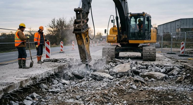 Concrete Breaking Service in Sacramento, CA