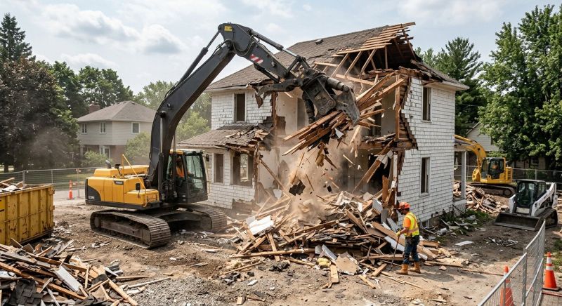 House Wrecking in Katy, TX