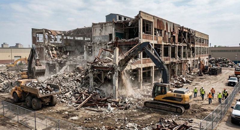 Industrial Demolition in Houston, TX