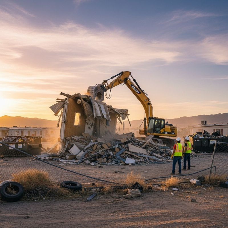 Modular Home Demolition in Katy, TX