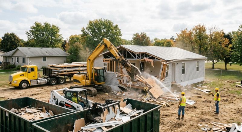 Modular Home Demolition in Sacramento, CA