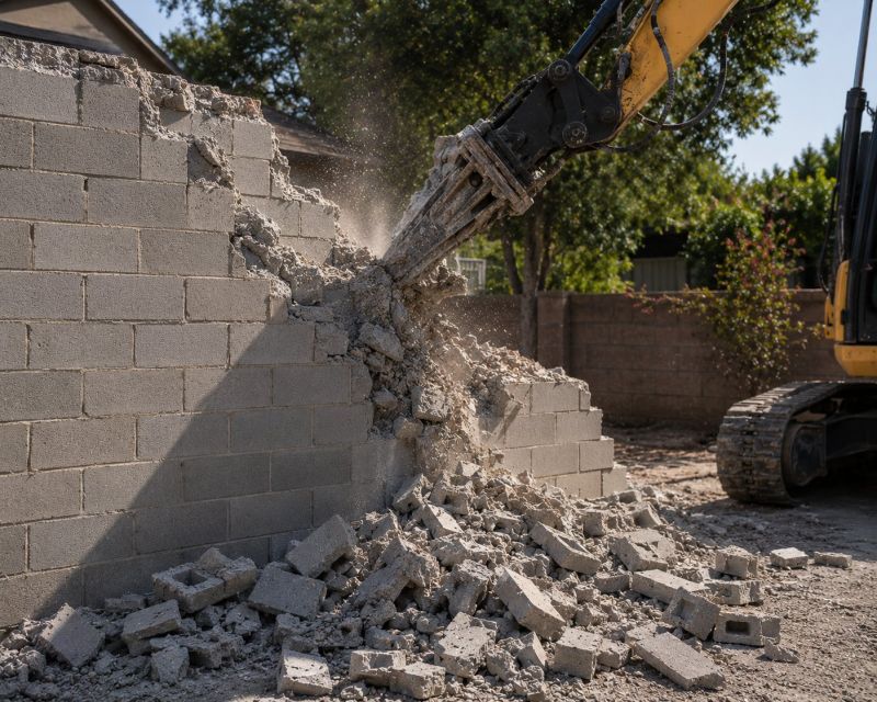 Stone Demolition in Sacramento, CA